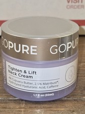 New & Sealed! Go Pure Tighten & Lift Neck Firming Cream 1.7 Oz 50ml Exp. 11/2028 Day Creams price