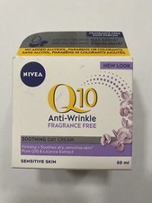 Nivea Q10 Anti-Wrinkle Fragrance Free Soothing Day Cream 50ml Day Creams price