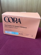 CORA The Comfort Fit Tampon Multipack 31 ct. 100% Organic Cotton Sanitary Pads and Tampons price