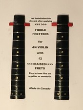 "THE FIDDLE FRETTER"  Temporary Violin Frets.  Make your violin a Fretted Violin Violins price