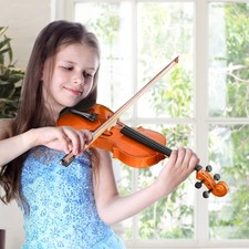 4/4 Violin Maple Wood Full Set of Accessories Storage Box, Orange Violins price