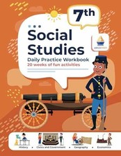 7th Grade Social Studies: - Paperback, by ArgoPrep; Argo Brothers - Very Good h Social Studies price