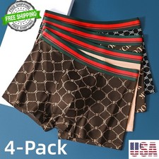 4 Pack  Men's Underwear Soft Boxer Briefs Breathable Comfortable Trunks Men's Boxer price