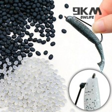 100-300Pcs Fishing Bait Peg Stoppers Silicone Soft Plastic Bait Stopper Retainer Fishing Accessory price