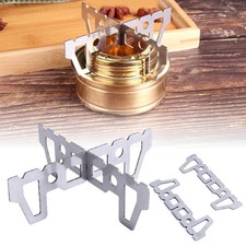 A Pair Camping Alcohol Stove Cross Stand Stainless Steel Boiler Rack Tools Camping Accessory price