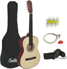 Guitarra Acustica Para Aprendices Novatos Barata Con Accesorios Estuche 38" Acoustic Guitars price