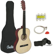 38"Acoustic Guitar Full Size Guitar w/Case,Strap,Tuner Pick for Beginner Natural Acoustic Guitars price
