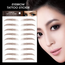 Hair-Like Waterproof False Eyebrow Tattoos Stickers Brown Makeup Temporary Eyebrow Makeup price