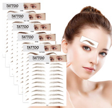 Brown 3D Imitation Ecological Eyebrow Waterproof False Tattoo Stick Makeup Eyebrow Makeup price