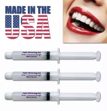 Teeth Whitening Gel Tooth Whitener Bleaching Professional Kit White 3pcs USA Teeth Whiteners price