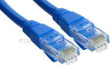 RJ-45 24AWG Cat5 Cat-5e UTP Gigabit Blue Ethernet Lan Network Patch Cable 2M 6FT Network Cable price