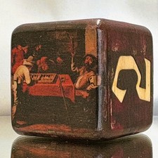Backgammon Players - 17th Century - Backgammon Doubling Cube 36mm Backgammon price