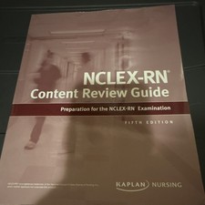 Kaplan Nursing NCLEX-RN Content Review Guide Fifth Edition Exam Preparation Book Basic Proficiency Test (TYT) price