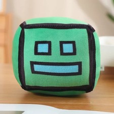 Geometry Dash Cube Green 5 Inch Stuffed Animal Plush Toys Toddler Doll Kids Gift Geometry price
