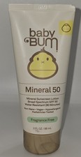 Sun Bum Baby Mineral Sunscreen Lotion Broad Spectrum SPF 50 3oz  Exp 06/26 *NEW* Sun Creams and Lotions price