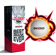 New SHOCK'D Golf Balls 3-Ball Sleeve White Balls price