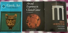 Lot Of 3 Books On Greek Art / Architecture/Handbook of Greek Art And Two More Art and Architecture Books price