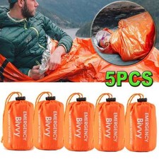 5PCS Emergency Sleeping Bag Thermal Survival Camping Hiking Waterproof Outdoor Sleeping Bag price