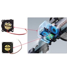 3D Printer Accessory Turbo Cooling Fan ForELEGOO Neptune3/4 PRO/PLUS 4015/3010 Printer Accessory price