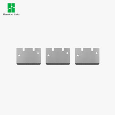 Original Bambu Lab 3D Printer Accessory - Hotbed Scraper Blades (Silver) * 3 Pcs Printer Accessory price
