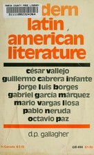 Modern Latin American Literature Hardcover D. P. Gallagher Latin American Literature price