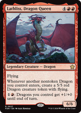 Lathliss, Dragon Queen [Foundations] Magic MTG Foundations price