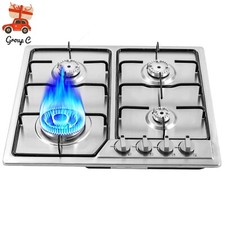 Stainless Steel Gas Cooktop 4 Built-in Burners Gas Hob LPG/NG Gas Stove Cooker Built-in Cooktops price