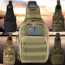 Outdoor Military Sling Bag Tactical MOLLE Crossbody Pack Chest Shoulder Backpack Backpack (Outdoor) price