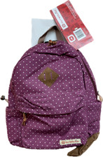 Outbound Purple Polka Dot Backpack School Outdoor Camping Hiking Travel Book Bag Backpack (Outdoor) price