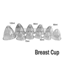 Breast Cups 60ML-120ML Breast Enlargement For Vacuum Therapy Breast Care Machine Breast Care price