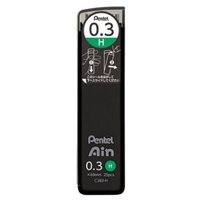 Pentel Ain Mechanical Pencil Lead 0.3 mm H,25 pieces,C283-H Mechanical Pencil price