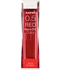 uni Nano Dia Mechanical Pencil Color Lead 0.5mm Red, 20pcs, U05202NDC.15 Mechanical Pencil price