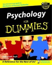 Psychology For Dummies - Paperback By Adam Cash - VERY GOOD Psychology Books price