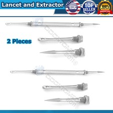 2 PCS Professional LANCET and Extractor BLEMISH RemoveR Skin Care Tool ODM Acne and Pimple Care price