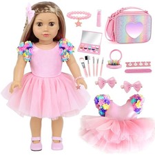 American 18 Inch Doll Clothes and Accessories Makeup Playset Including Fashion S Makeup Brushes and Accessories price