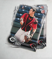 CINCINNATI REDS lot 12 CHRIS OKEY 2016 Bowman Draft BD-83 CLEMSON Rd 2 ANGELS Okey Sets price