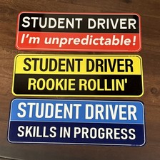 3-Pack Hey-Okey Student Driver Magnet for Car - Metal Only, Not Plastic/Aluminum Okey Sets price
