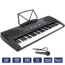 Digital Piano Music Keyboard - Portable Electronic Instrument with Mic - 61 Key Digital Pianos price