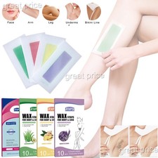 Facial Body Wax Strips Hair Removal Paper Home Waxing Kit With 10 Clear Wipes Waxing Products and Machines price
