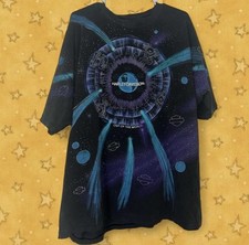 Harley-Davidson 1995 AOP VTG T-Shirt Out of This World, Single Stitch, 3XL Rock Boys' T-shirt price