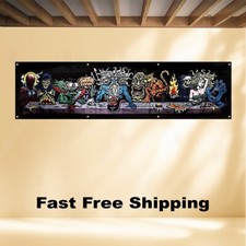 SANTA CRUZ 2'X8' BANNER FLAG SKATEBOARD BIKE BICYCLE Skateboard price
