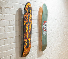 Skateboard Wall Mount, Supreme Skateboard Deck Hanger Vertical Holder Rack GHOST Skateboard price