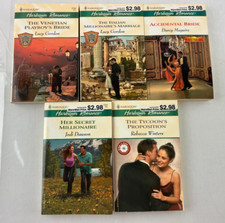 Lot of 5 Harlequin Romance Novels Paperbacks 2002 and 2003 Love Novels and Stories price