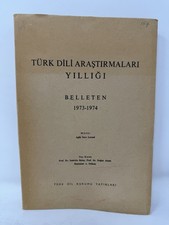 Türk Dili Araştırmaları Yıllığı Belleten 1973-1974 Turkish Language Studies Classical Turkish (Divan) Literature price