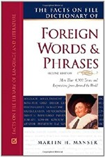 The Facts on File Dictionary of Foreign Words and Phrases Martin Foreign Language Dictionaries price