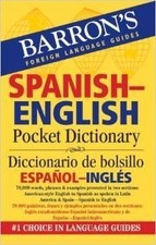 Barron's Foreign Language Guides Spanish - English Pocket Dictionary by Almu... Foreign Language Dictionaries price