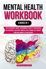 Mental Health Workbook: 6 Books in 1 - Emily Attached - Paperback - 1 Day Ship Mental Development Books price