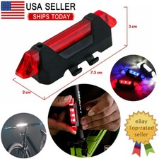 LED USB Rechargeable Bike Tail Light Bicycle Safety Cycling Warning Rear Lamp Bicycle Accessories price