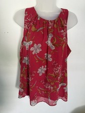 Sleeveless Floral Vince Camino Top Size M Blouse price