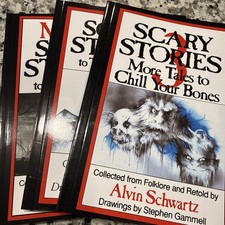 Scary Stories to Tell in the Dark  Book Set 1 2 3 By Alvin Schwartz Story Books price